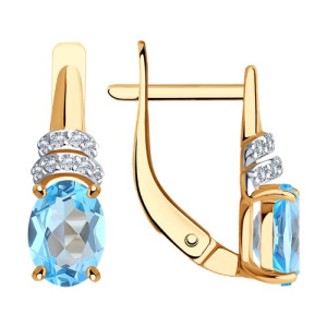 728160 Серьги 585 (Золото)